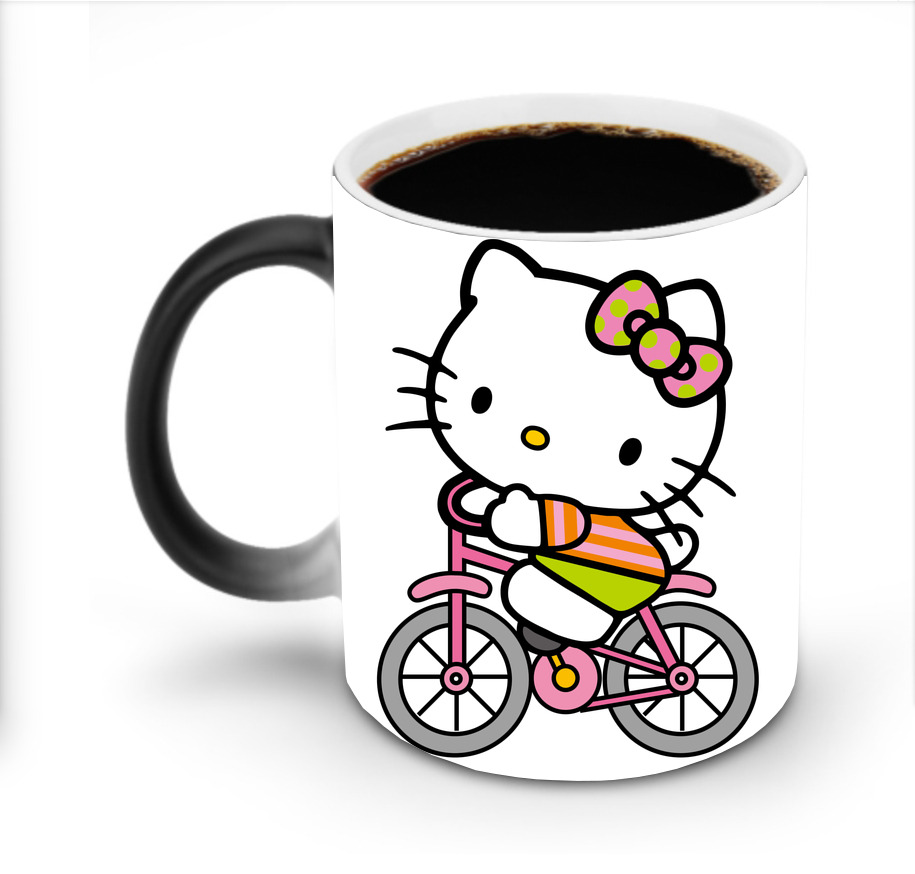 （画像用） Hello Kitty ハローキティ 温度変色マグカップ