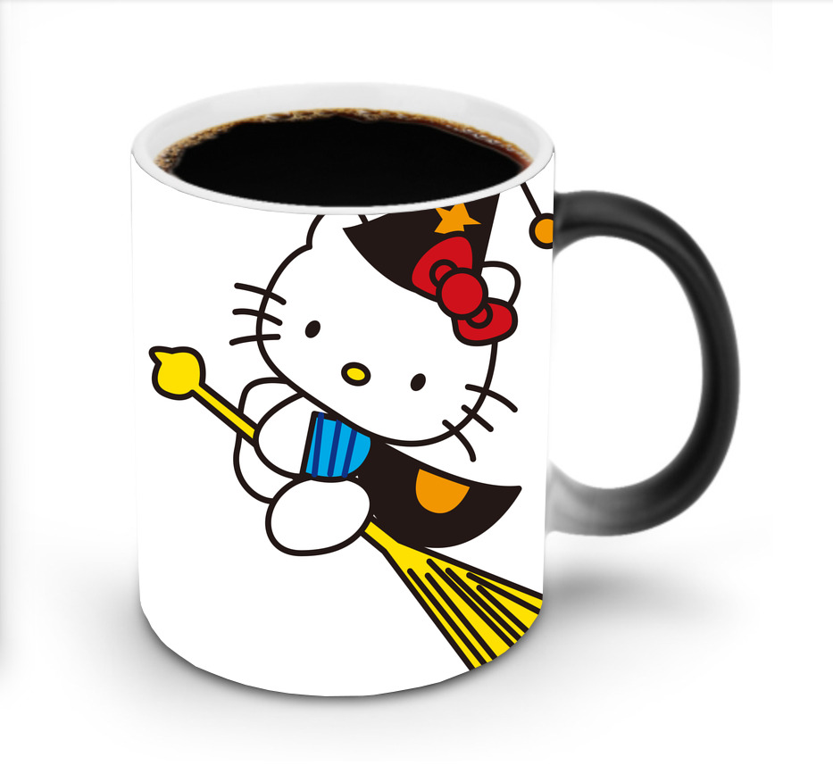 （画像用） Hello Kitty ハローキティ 温度変色マグカップ
