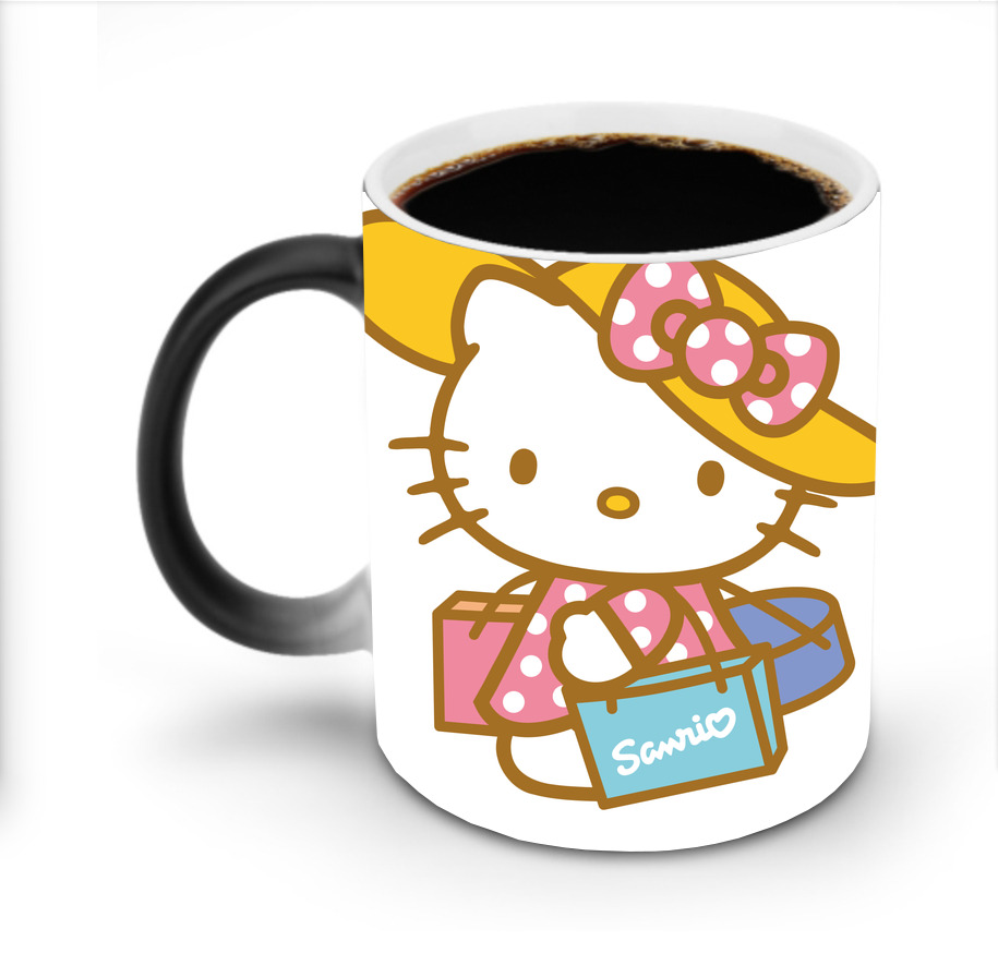 （画像用） Hello Kitty ハローキティ 温度変色マグカップ