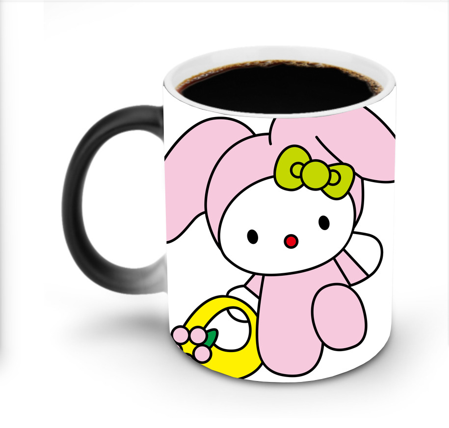 （画像用） Hello Kitty ハローキティ 温度変色マグカップ