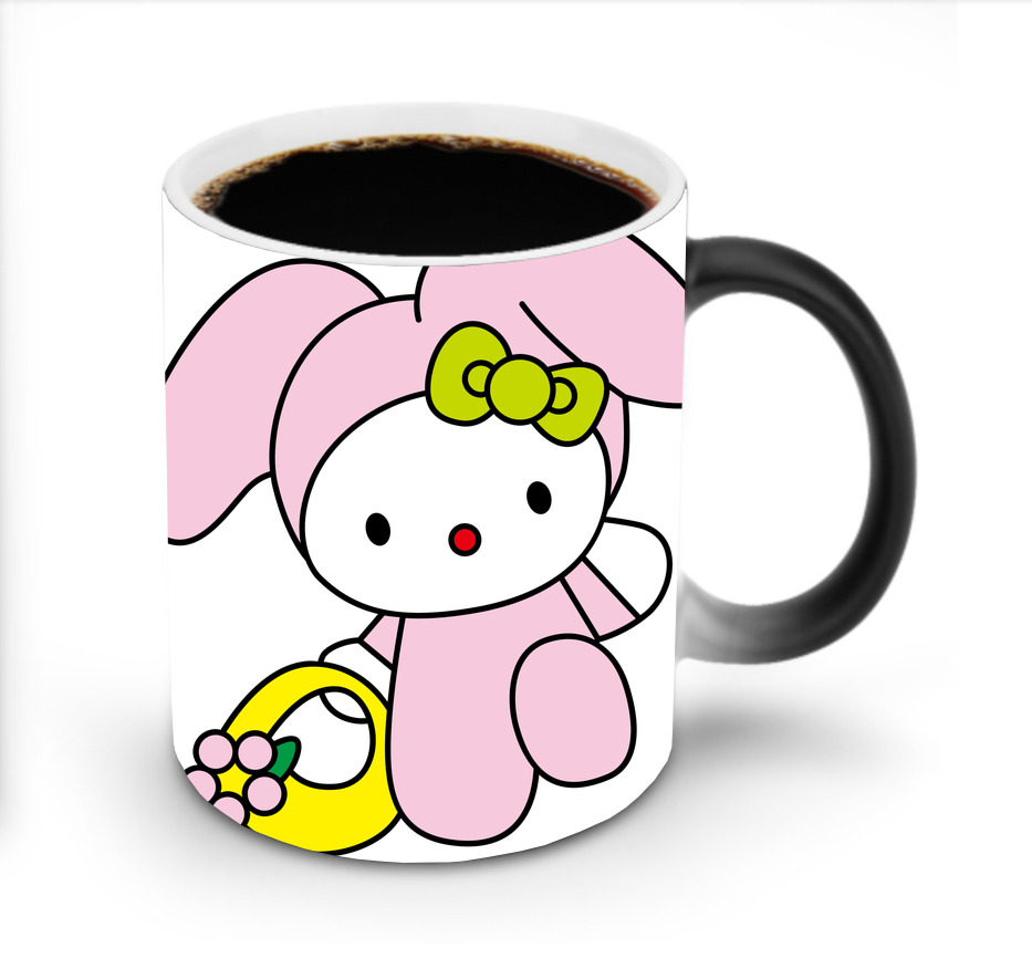 （画像用） Hello Kitty ハローキティ 温度変色マグカップ