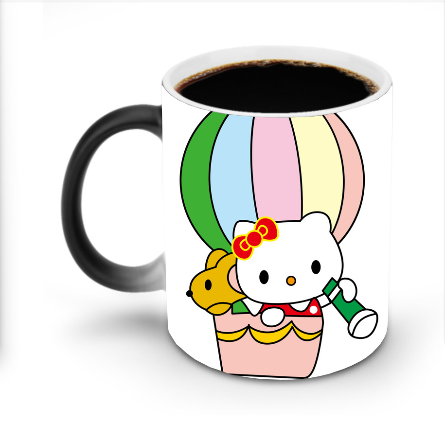 （画像用） Hello Kitty ハローキティ 温度変色マグカップ