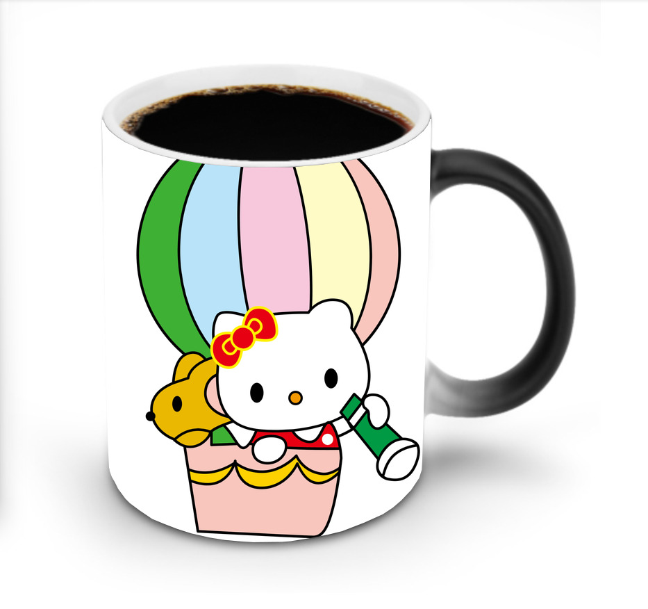 （画像用） Hello Kitty ハローキティ 温度変色マグカップ