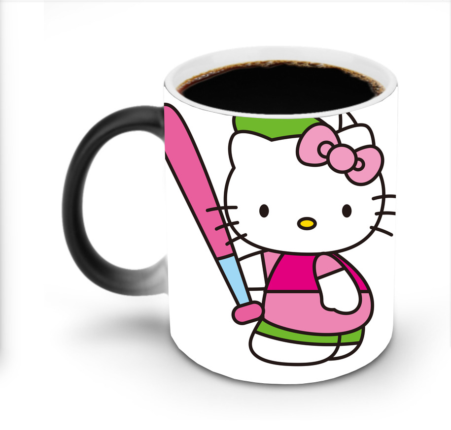 （画像用） Hello Kitty ハローキティ 温度変色マグカップ