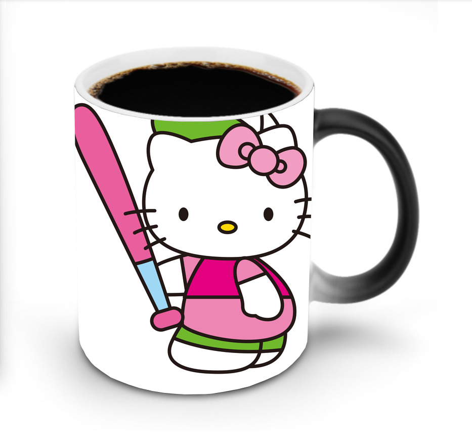 （画像用） Hello Kitty ハローキティ 温度変色マグカップ