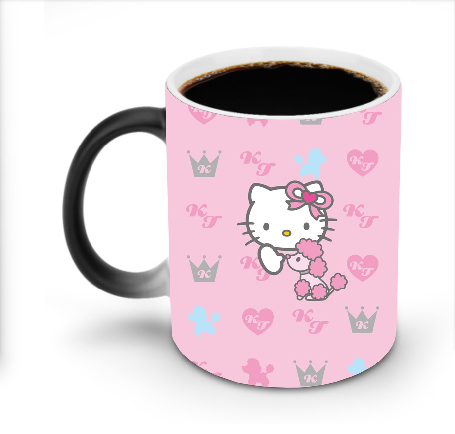 （画像用） Hello Kitty ハローキティ 温度変色マグカップ
