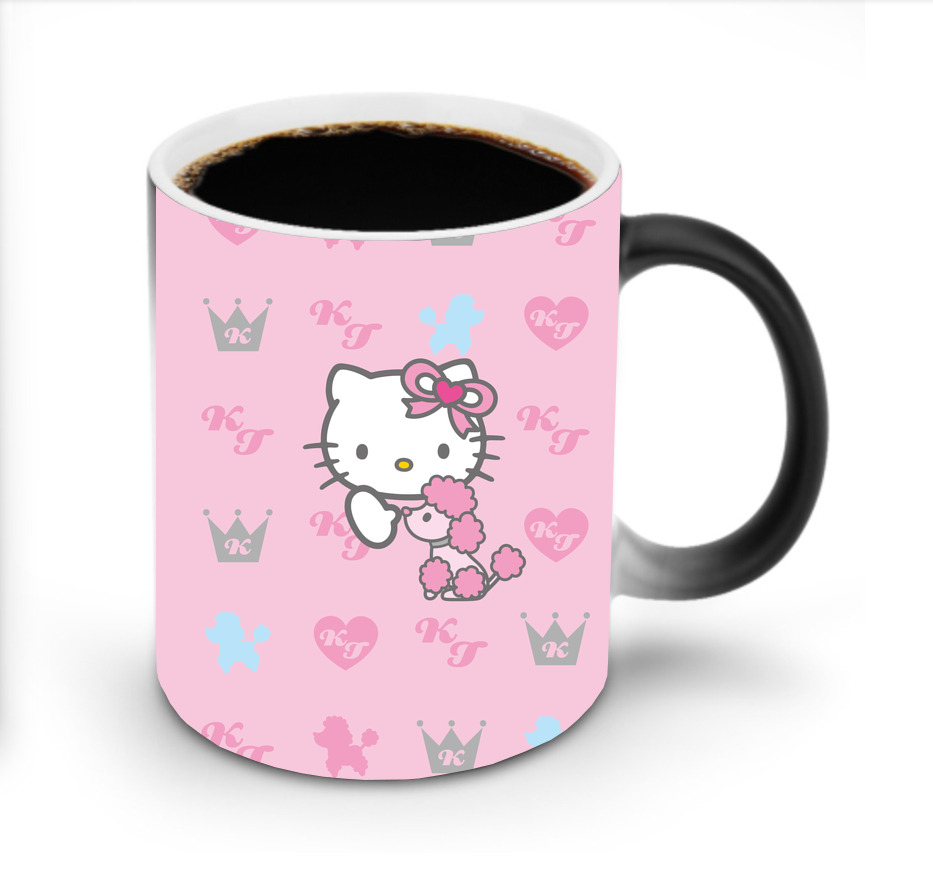 （画像用） Hello Kitty ハローキティ 温度変色マグカップ