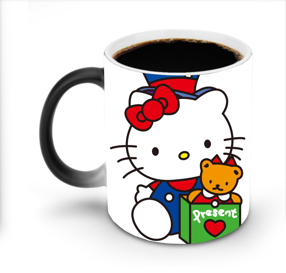 （画像用） Hello Kitty ハローキティ 温度変色マグカップ