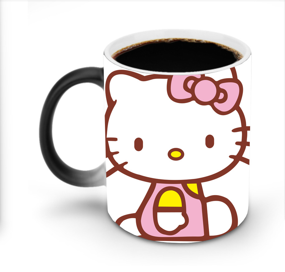 （画像用） Hello Kitty ハローキティ 温度変色マグカップ