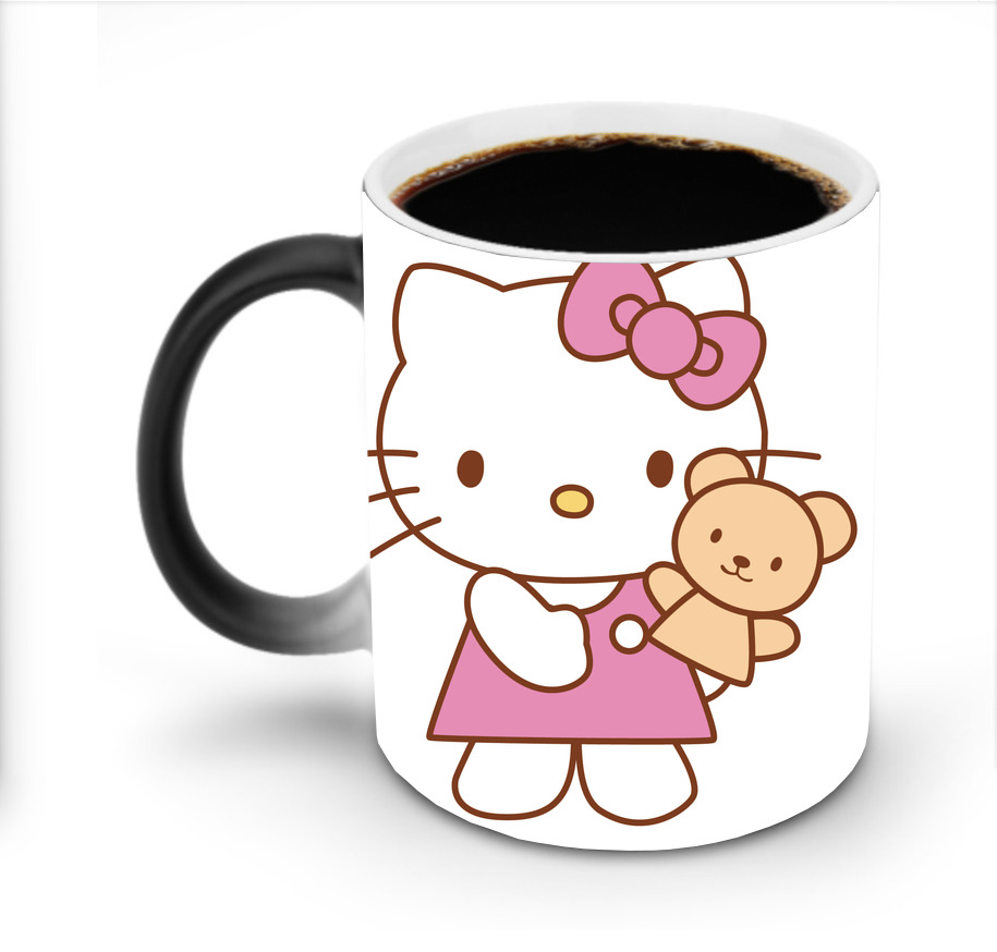 （画像用） Hello Kitty ハローキティ 温度変色マグカップ