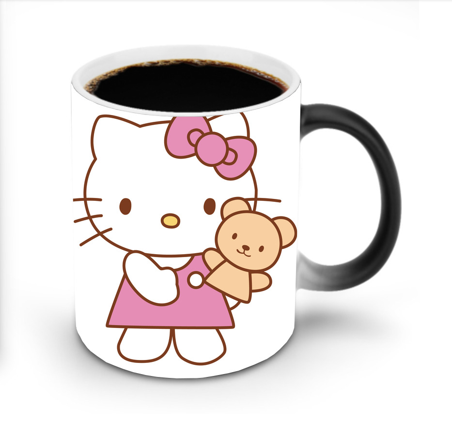（画像用） Hello Kitty ハローキティ 温度変色マグカップ
