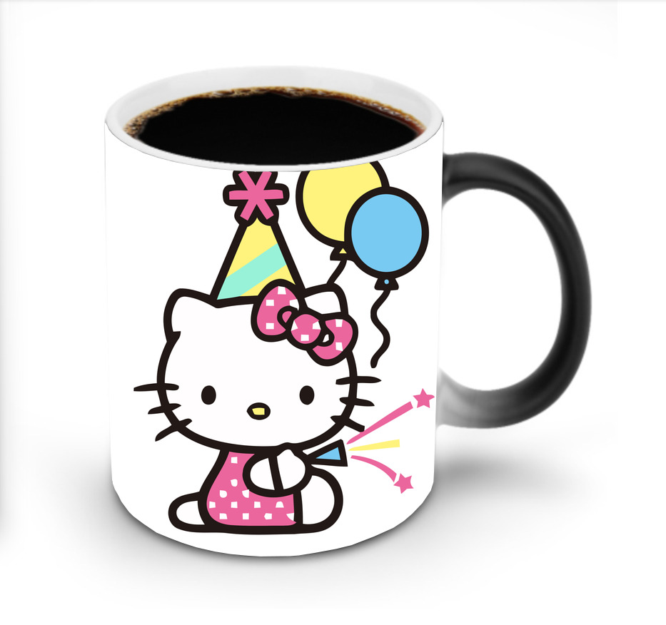 （画像用） Hello Kitty ハローキティ 温度変色マグカップ