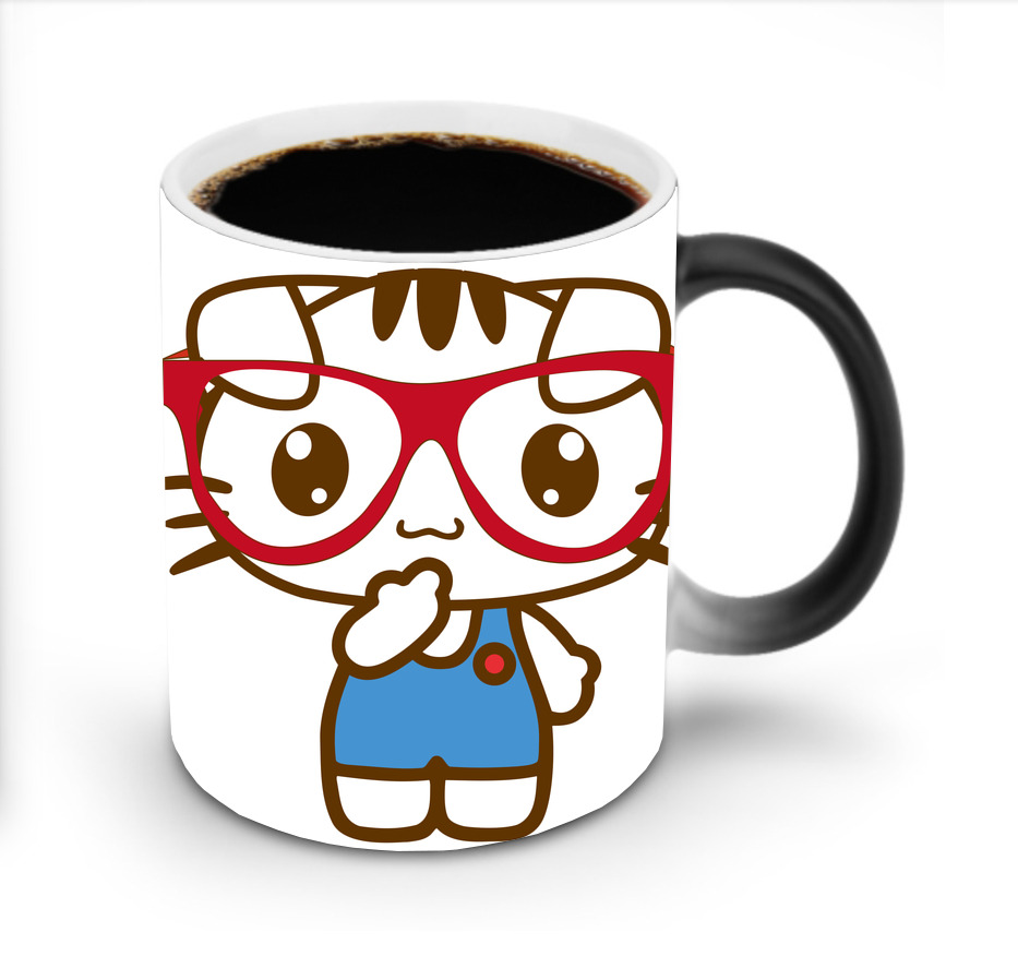 （画像用） Hello Kitty ハローキティ 温度変色マグカップ