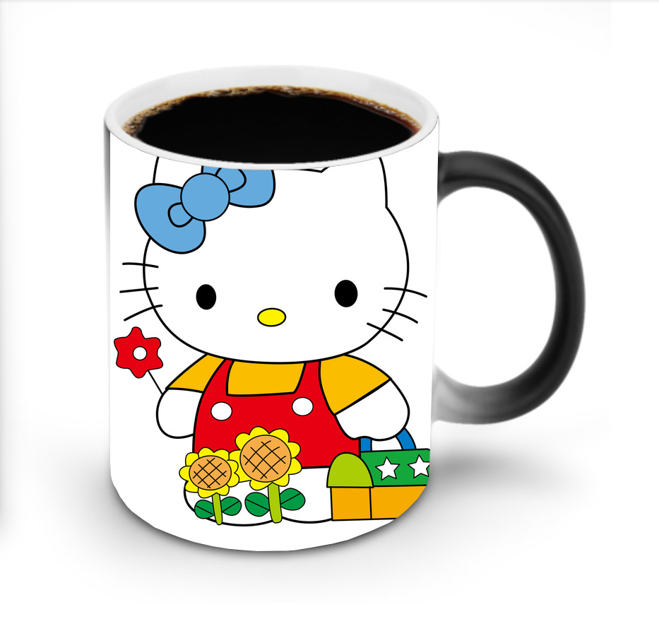 （画像用） Hello Kitty ハローキティ 温度変色マグカップ