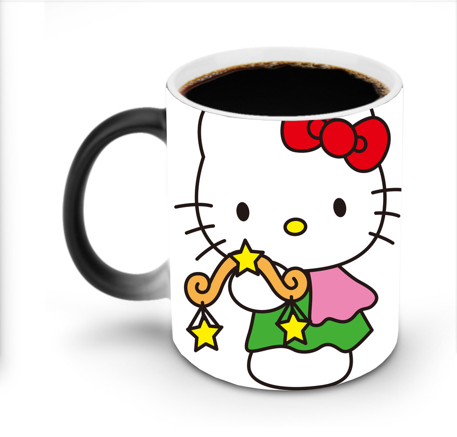 （画像用） Hello Kitty ハローキティ 温度変色マグカップ
