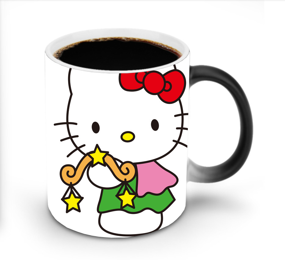 （画像用） Hello Kitty ハローキティ 温度変色マグカップ