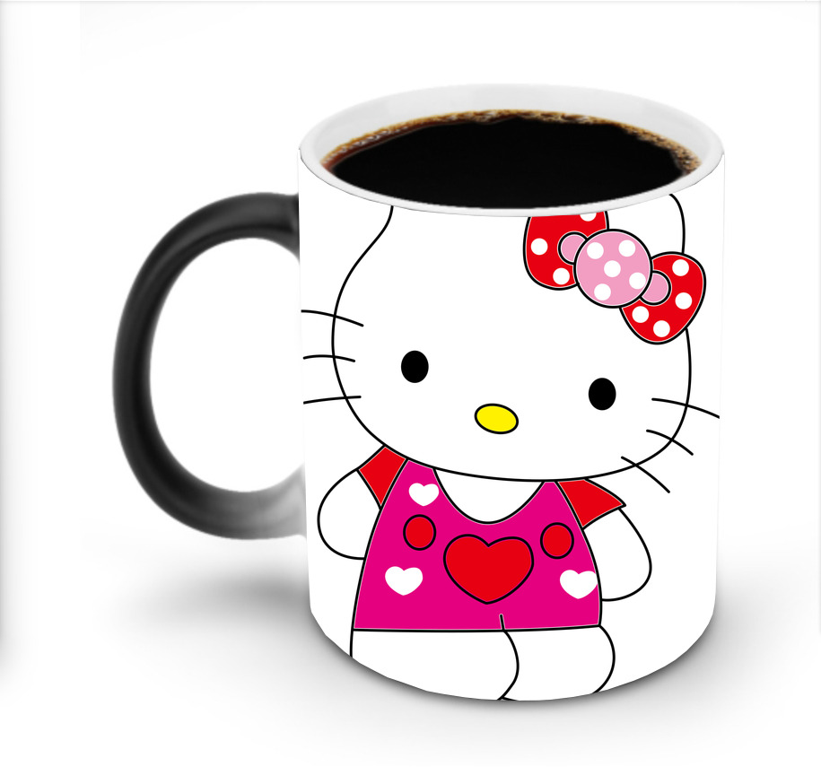 （画像用） Hello Kitty ハローキティ 温度変色マグカップ