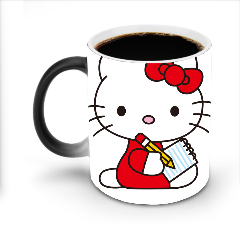 （画像用） Hello Kitty ハローキティ 温度変色マグカップ