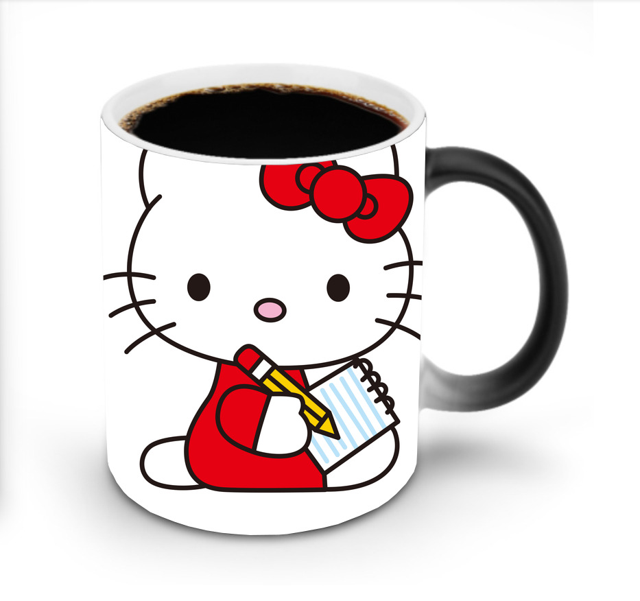 （画像用） Hello Kitty ハローキティ 温度変色マグカップ