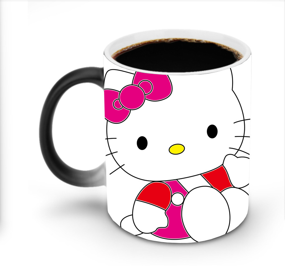（画像用） Hello Kitty ハローキティ 温度変色マグカップ