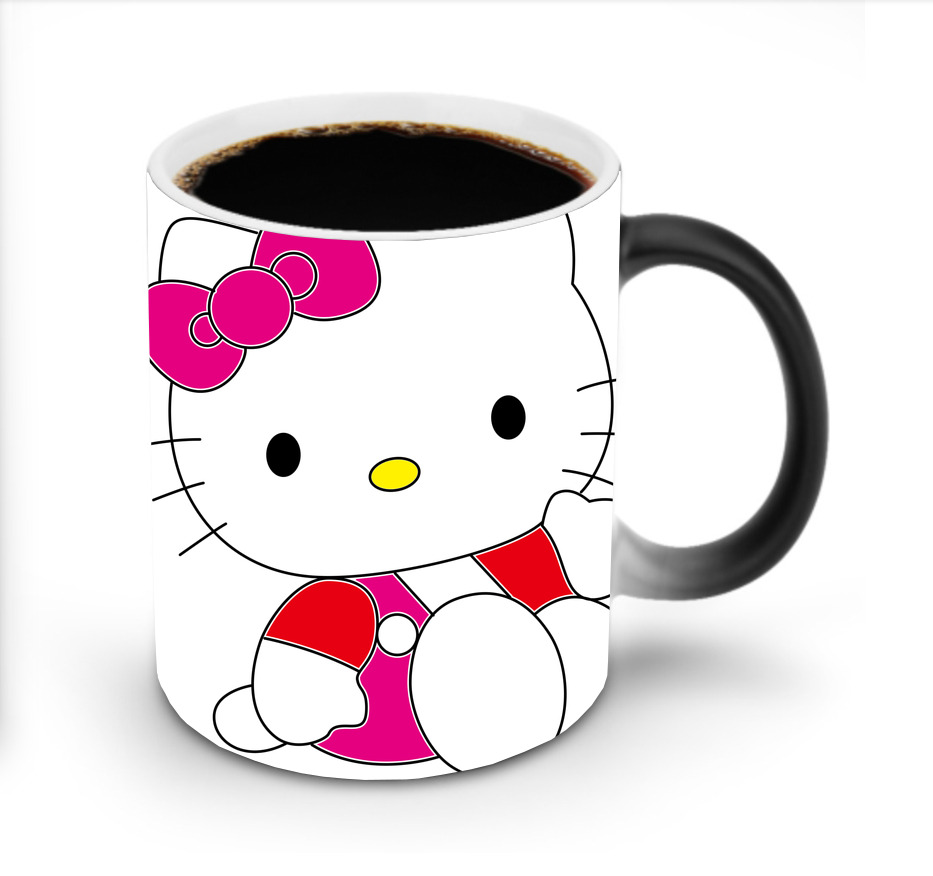 （画像用） Hello Kitty ハローキティ 温度変色マグカップ