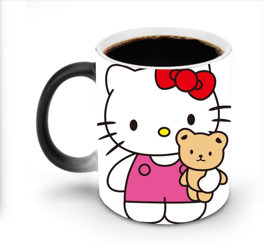 （画像用） Hello Kitty ハローキティ 温度変色マグカップ