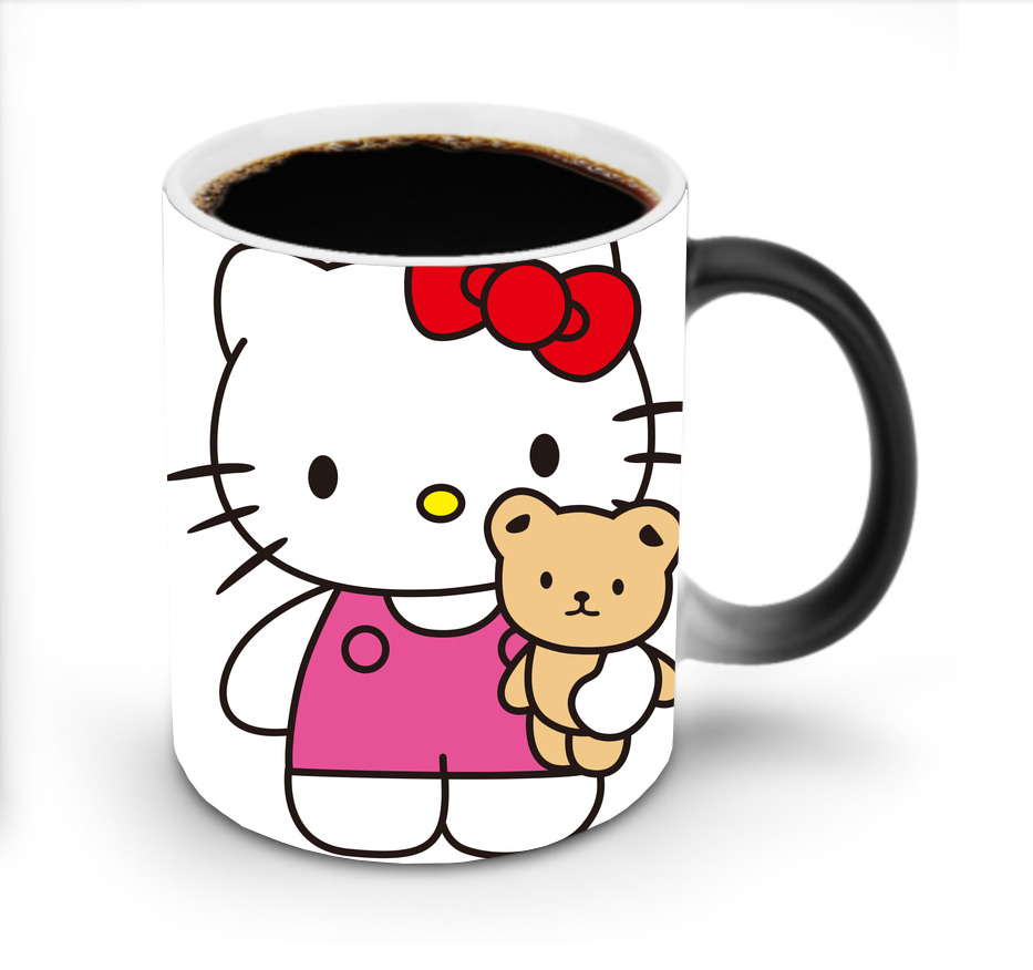 （画像用） Hello Kitty ハローキティ 温度変色マグカップ