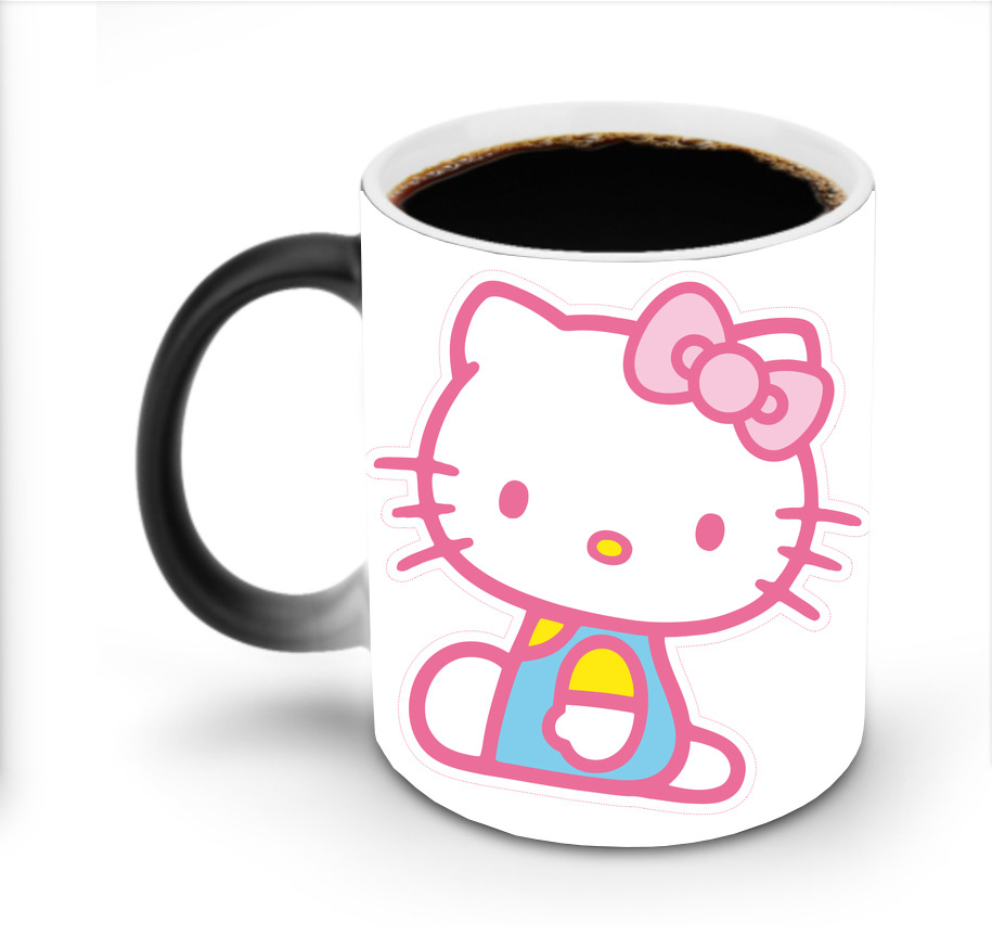 （画像用） Hello Kitty ハローキティ 温度変色マグカップ
