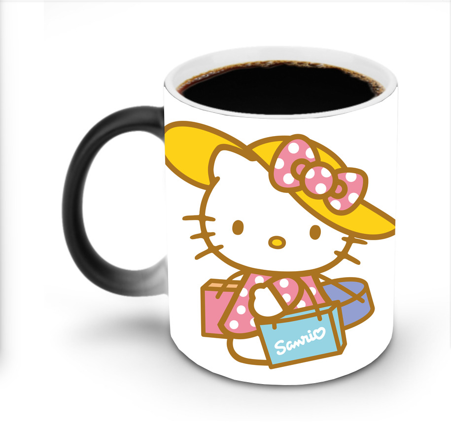 （画像用） Hello Kitty ハローキティ 温度変色マグカップ