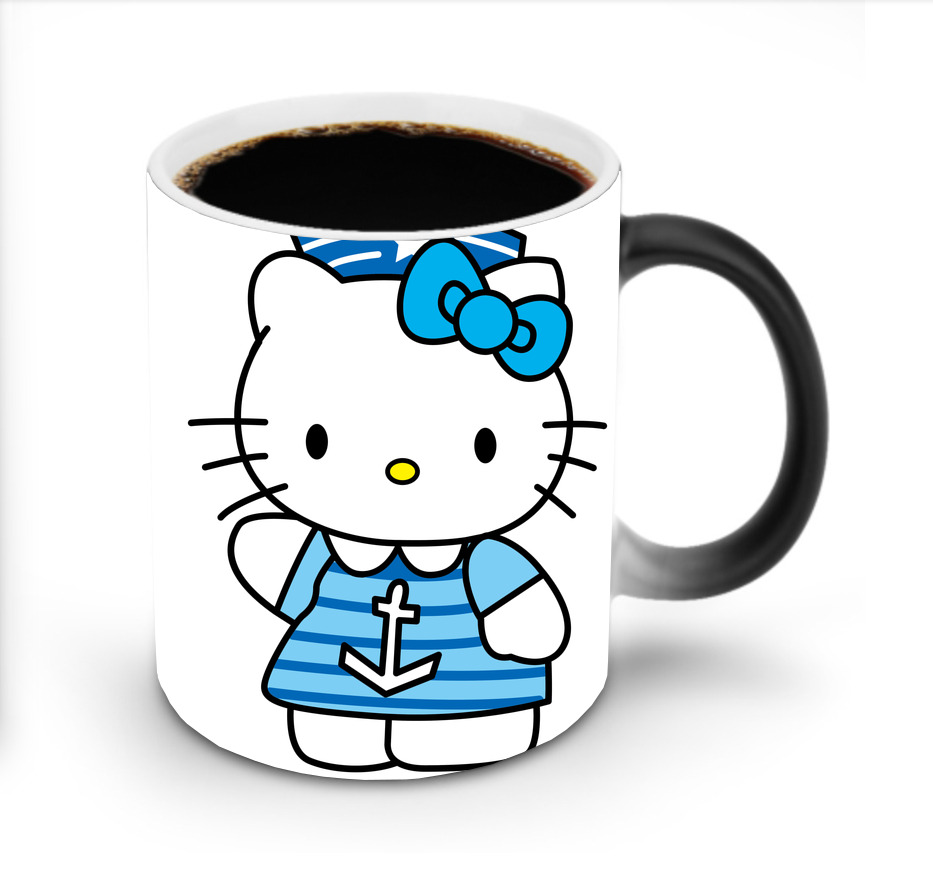 （画像用） Hello Kitty ハローキティ 温度変色マグカップ