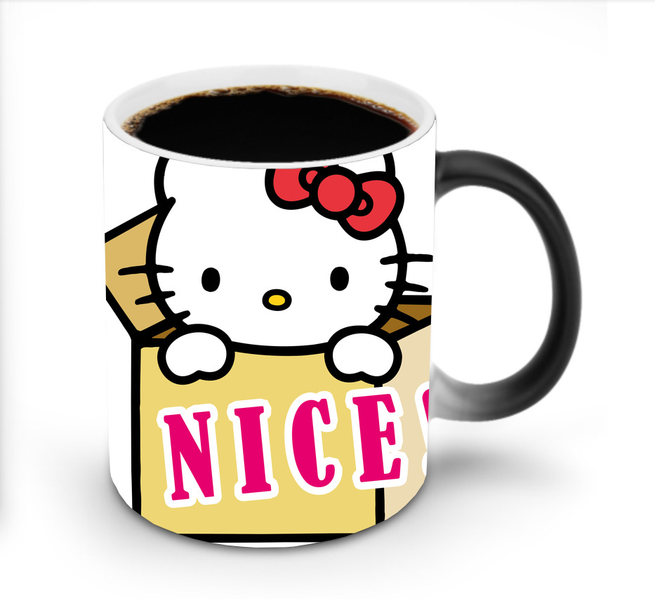 （画像用） Hello Kitty ハローキティ 温度変色マグカップ