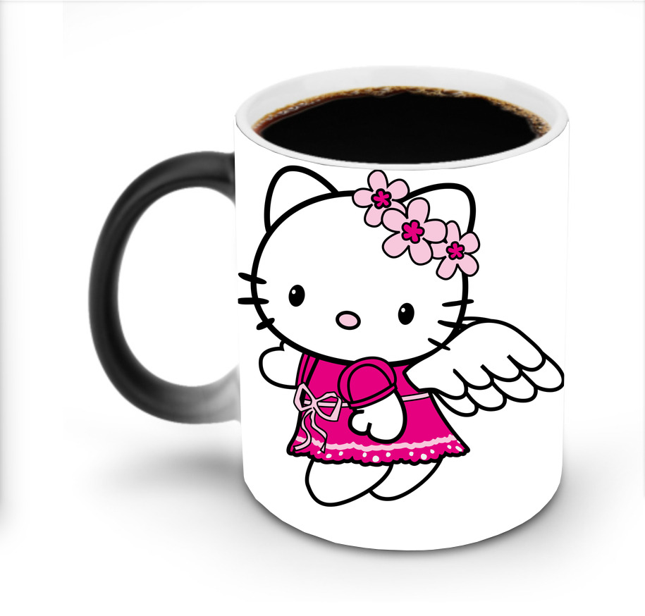 （画像用） Hello Kitty ハローキティ 温度変色マグカップ
