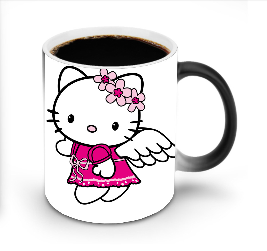（画像用） Hello Kitty ハローキティ 温度変色マグカップ