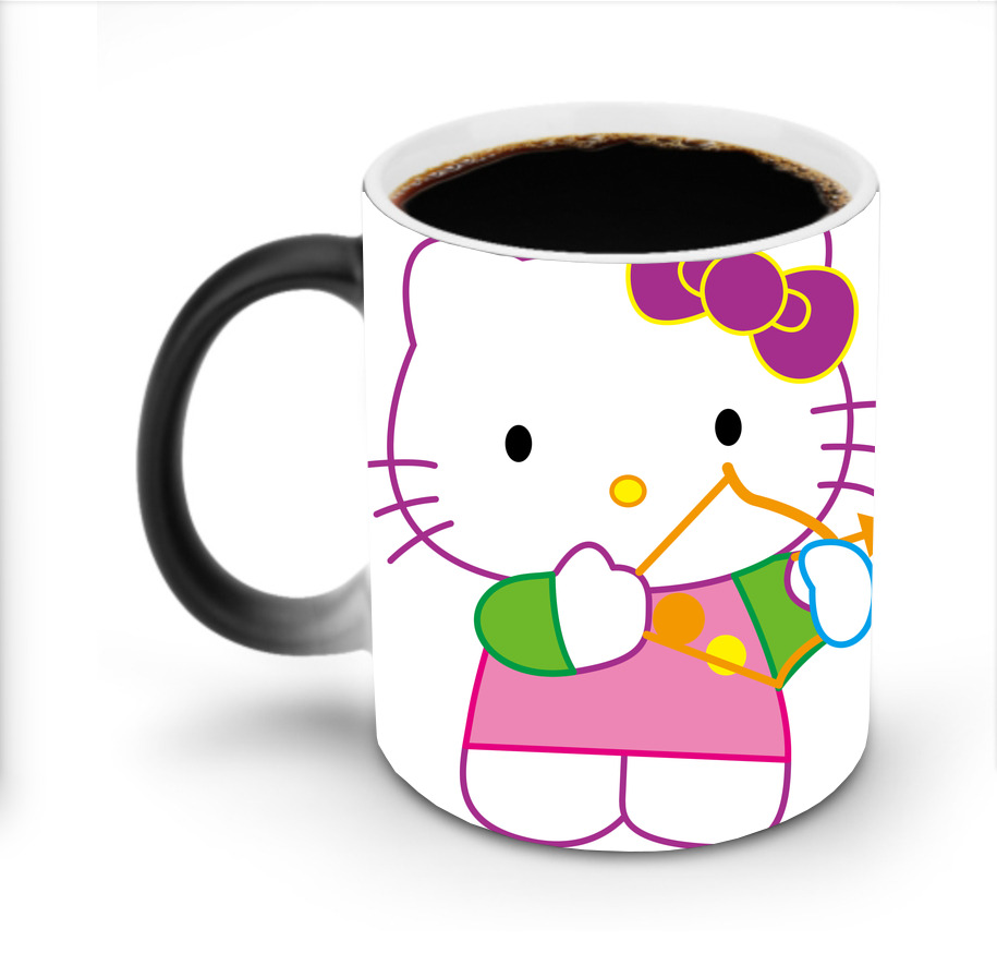 （画像用） Hello Kitty ハローキティ 温度変色マグカップ
