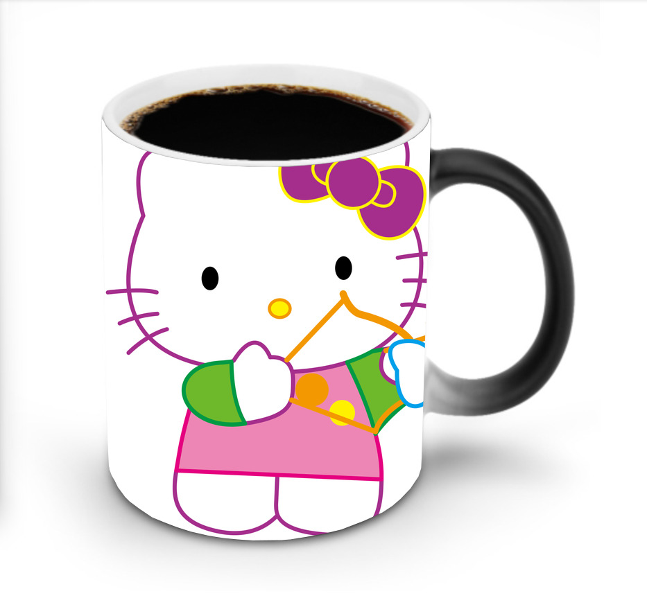 （画像用） Hello Kitty ハローキティ 温度変色マグカップ