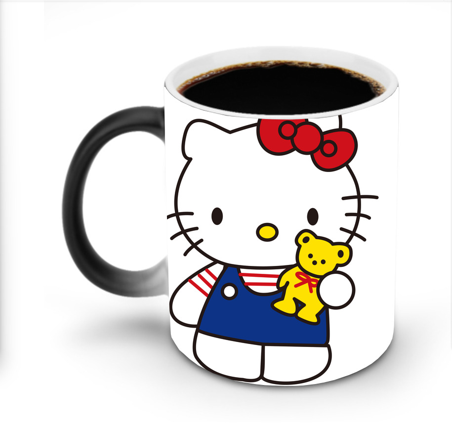 （画像用） Hello Kitty ハローキティ 温度変色マグカップ