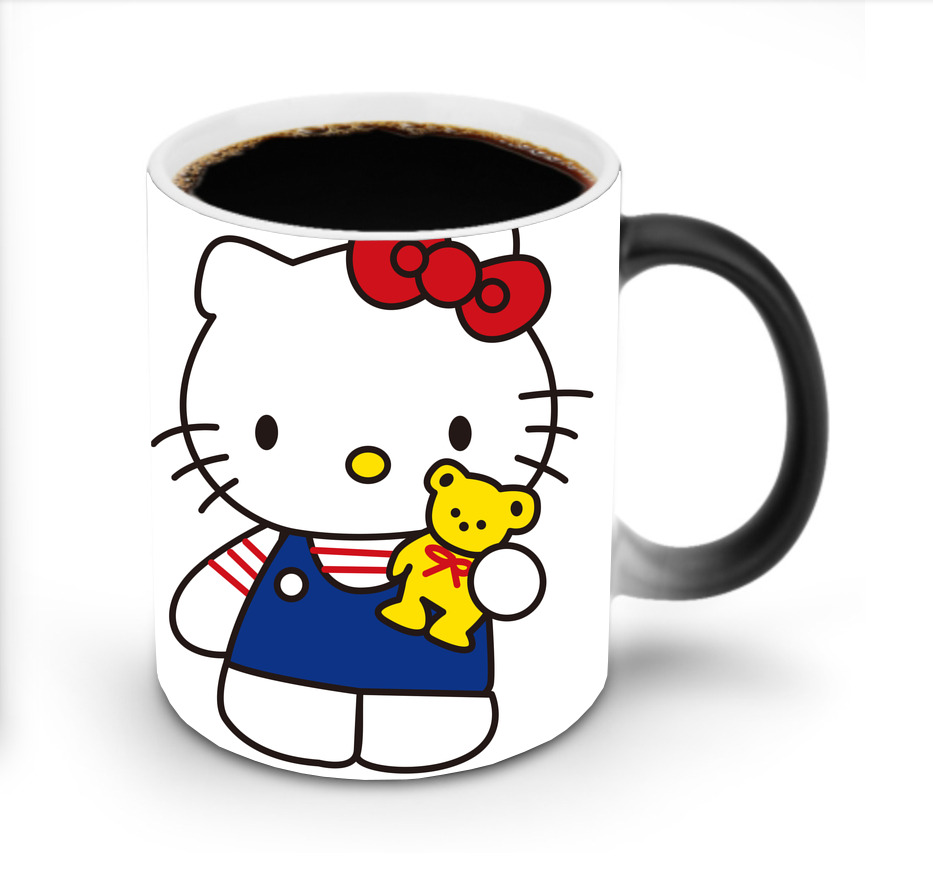 （画像用） Hello Kitty ハローキティ 温度変色マグカップ