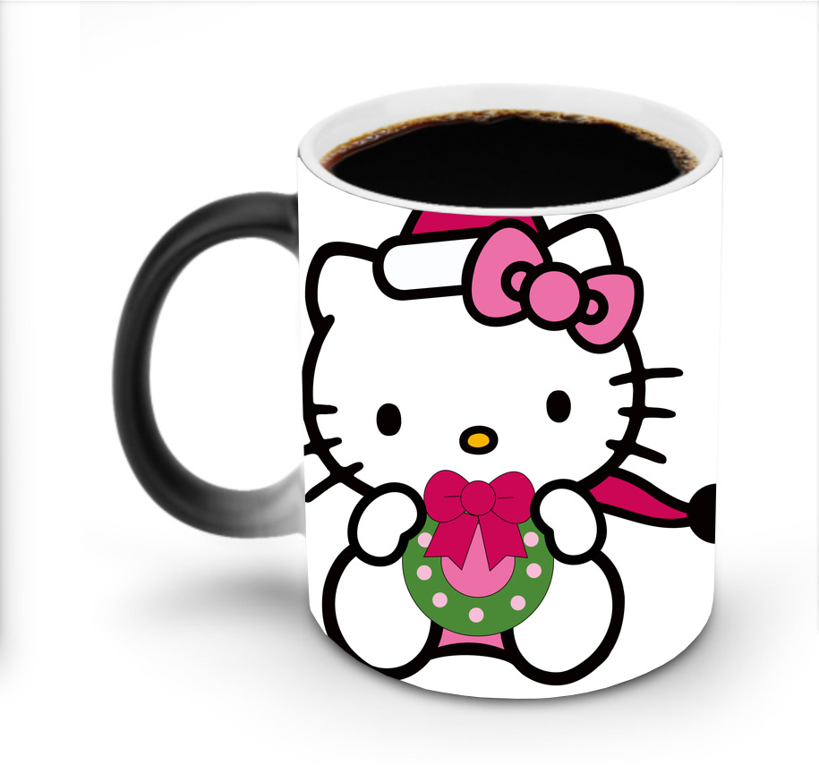 （画像用） Hello Kitty ハローキティ 温度変色マグカップ
