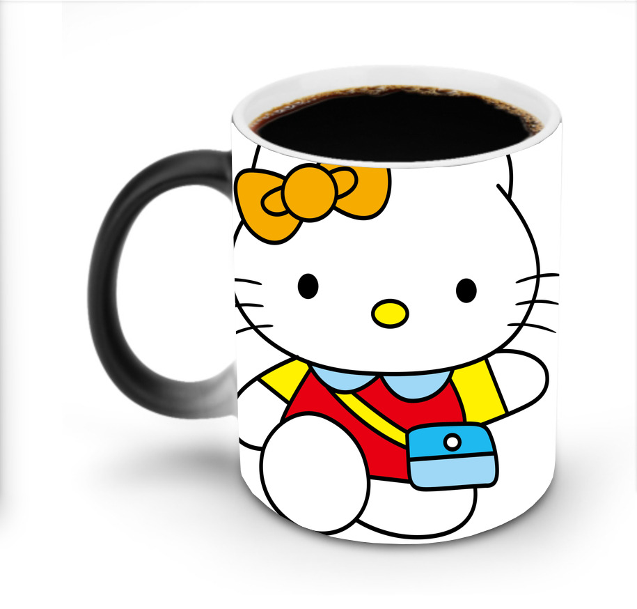（画像用） Hello Kitty ハローキティ 温度変色マグカップ