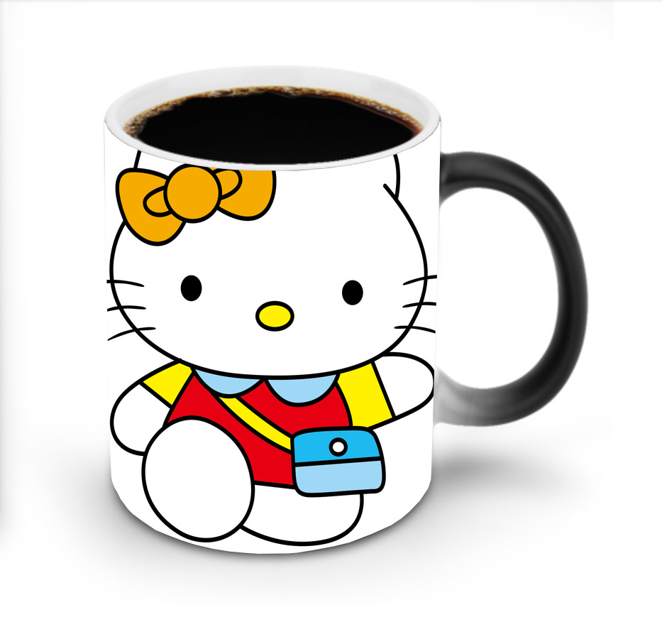 （画像用） Hello Kitty ハローキティ 温度変色マグカップ
