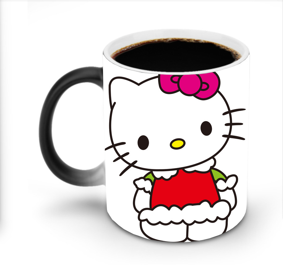 （画像用） Hello Kitty ハローキティ 温度変色マグカップ