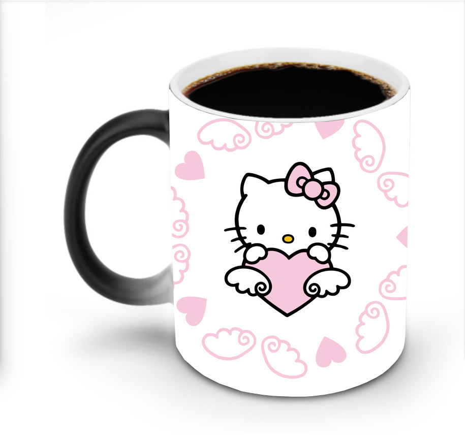 （画像用） Hello Kitty ハローキティ 温度変色マグカップ