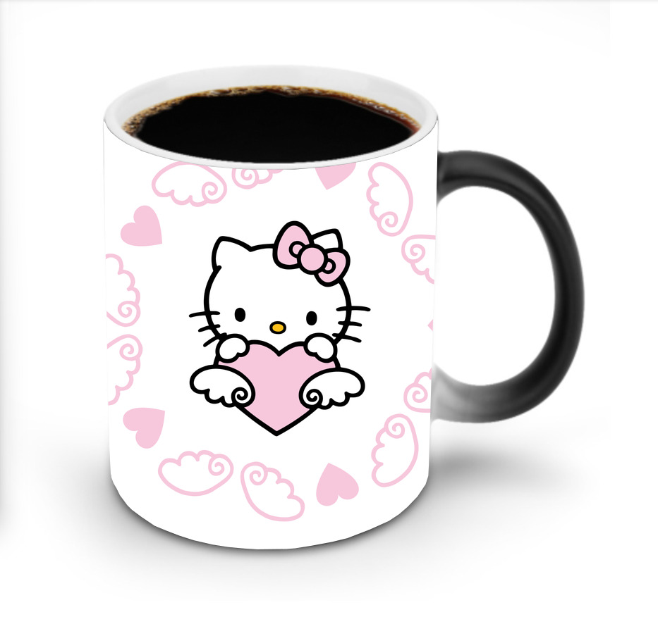 （画像用） Hello Kitty ハローキティ 温度変色マグカップ
