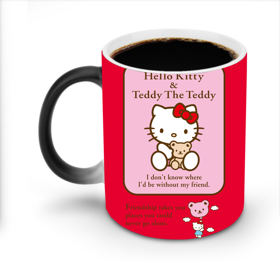 （画像用） Hello Kitty ハローキティ 温度変色マグカップ