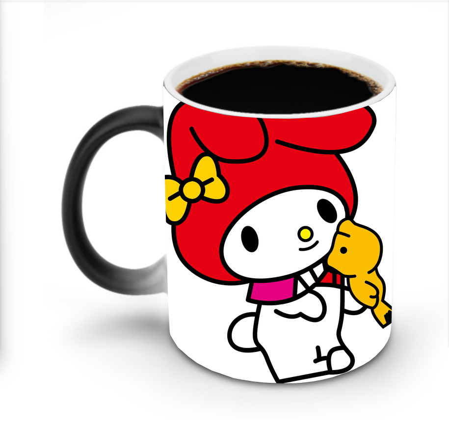 （画像用） Hello Kitty ハローキティ 温度変色マグカップ