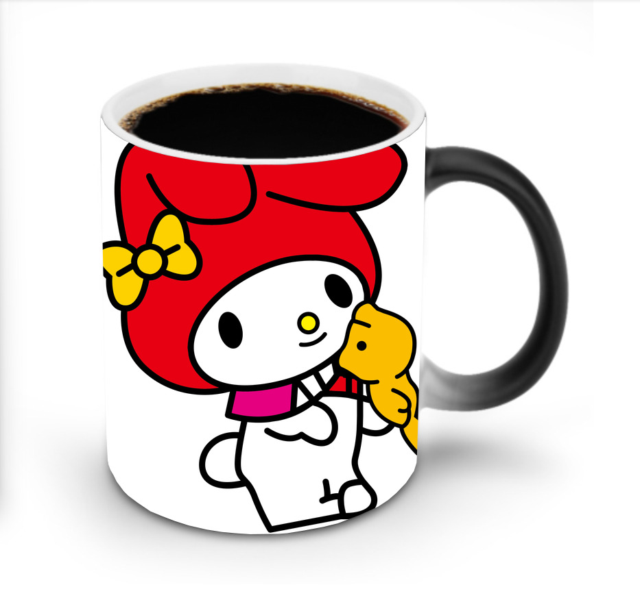 （画像用） Hello Kitty ハローキティ 温度変色マグカップ