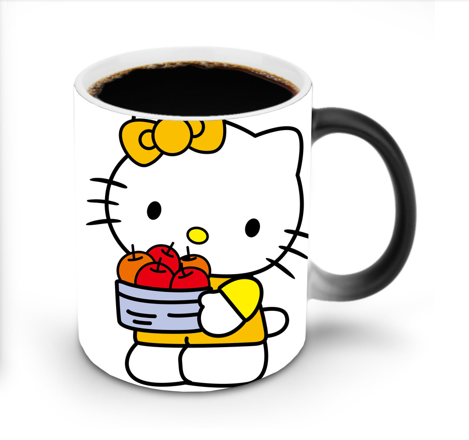 （画像用） Hello Kitty ハローキティ 温度変色マグカップ