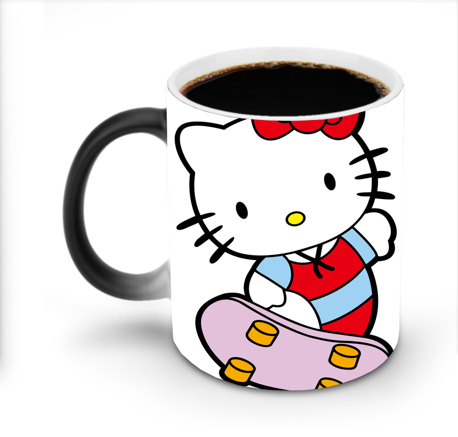 （画像用） Hello Kitty ハローキティ 温度変色マグカップ