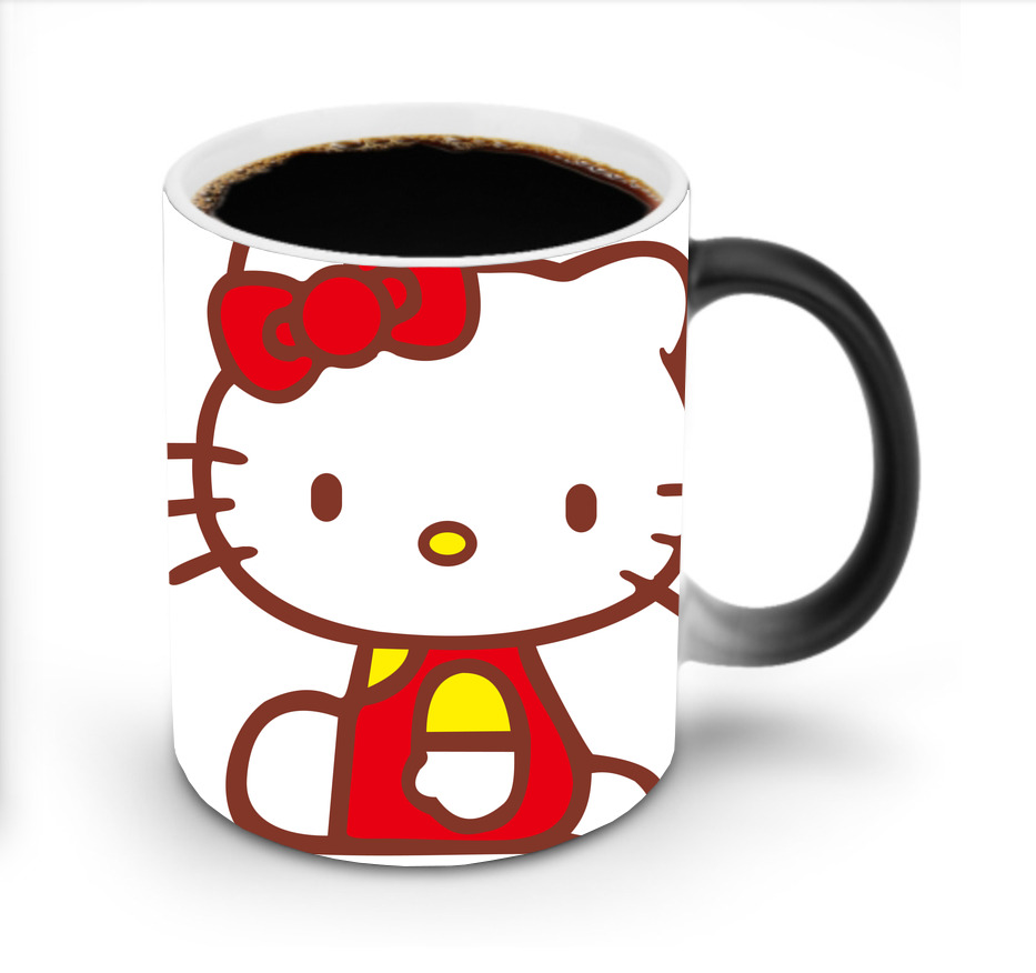 （画像用） Hello Kitty ハローキティ 温度変色マグカップ