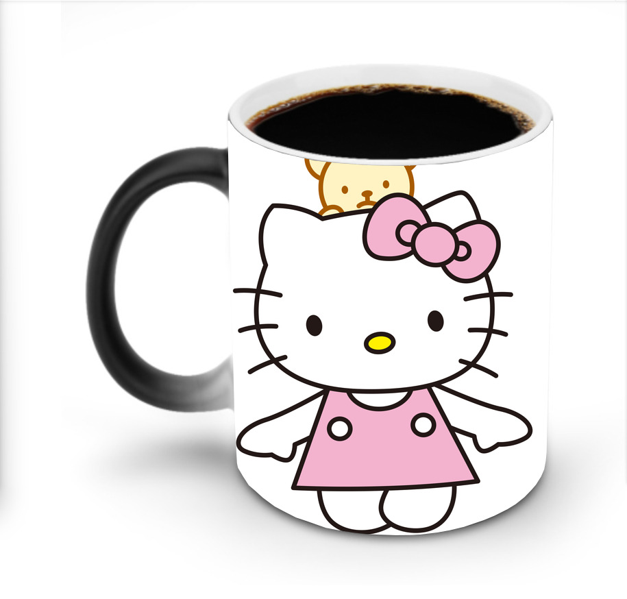 （画像用） Hello Kitty ハローキティ 温度変色マグカップ